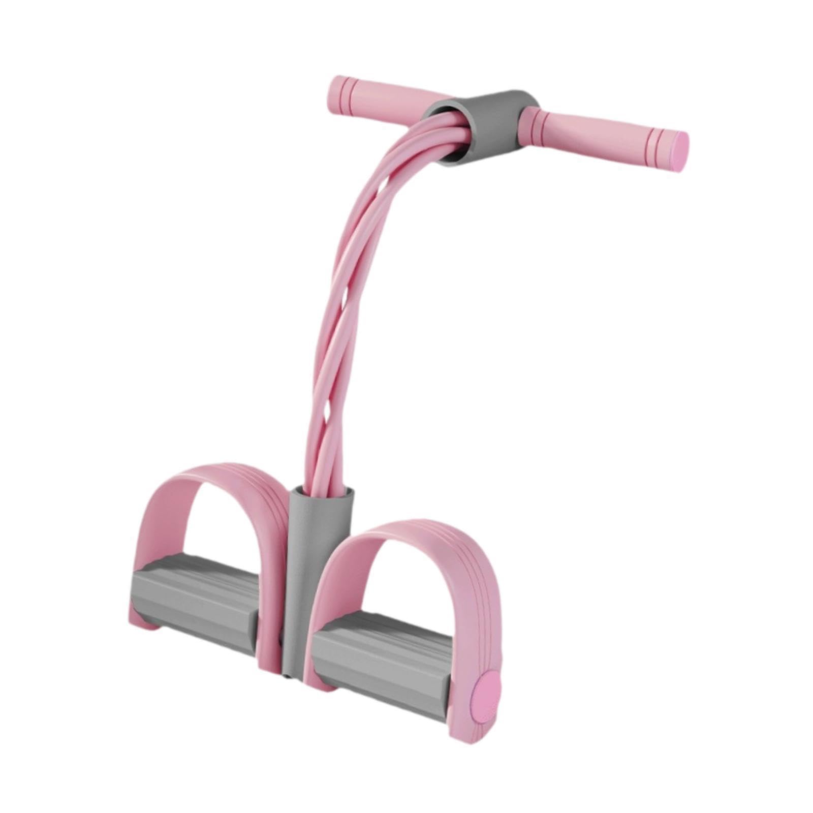 Enakshi 6 Tube Pedal Resistance Band Sit up Multifunction Exercise Tension Rope Pink|Sporting Goods|Fitness, Running & Yoga|Fitness Equipment & Gear|Resistance Trainers-image-47