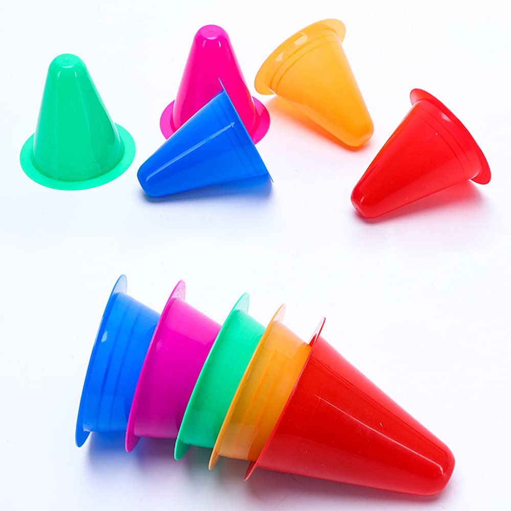 Set 40 Coni Di Allenamento Forreen - Colorati, 7.8cm, Per Sport, Pattinaggio E Addestramento Cani
