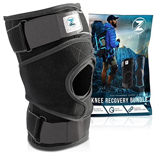 Knee Braces for Knee Pain - Adjustable Knee Brace for Meniscus Tear, Arthritis, MCL, ACL - Neoprene Knee Stabilizer and Sleeve Support for Working Out - Fits Men and Women