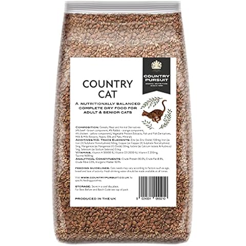 Country Pursuit Country Cat Complete Dry Food for Adult and Senior Cats 10kg | Beef, Rabbit and Chicken | Added Vitamins and Minerals | No artificial Preservatives Cover