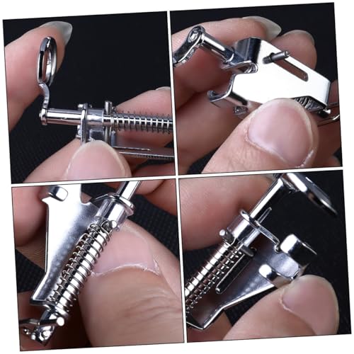 Set de 3 pies prensatelas metálicos para máquina de coser miniatura 3
