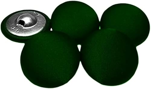 Miniatura 5 de Sharvgun Botón de tela de color rojo vino 12 piezas 0.551in botones de caña de metal 100% tela de algodón cubierto esmoquin botones de colores