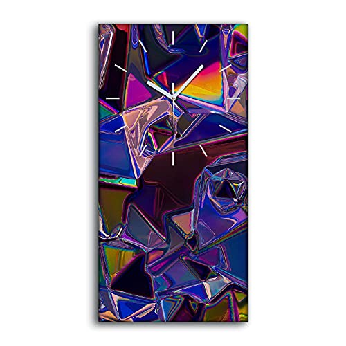 Horloge sur Toile Chambre Parentale Image Multicolore Moderne