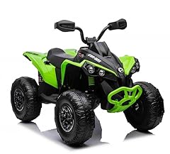 Quad 24 V per bambini, Can-Am Maverick, verde, 3-7 anni