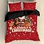 A-joyous Christmas Santa Claus Dachshund Red