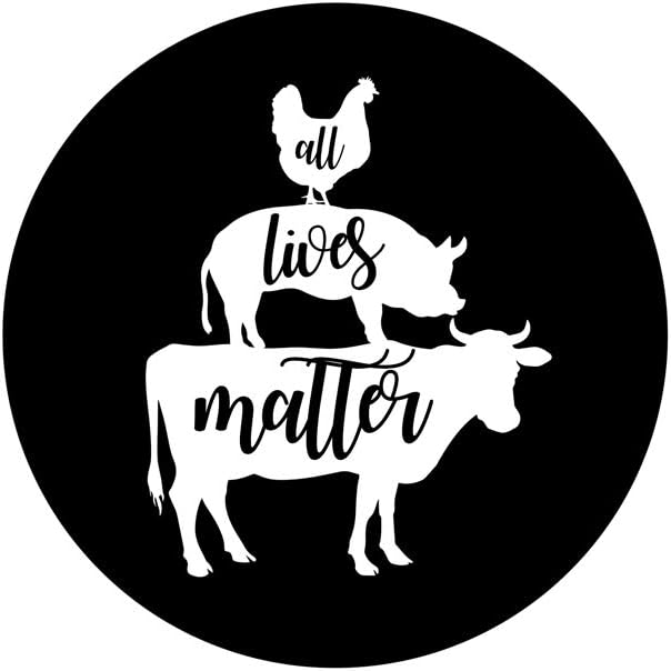 EvolveFISHAll Lives Matter Animals Pinback Button - [1.25" Diameter], Multicolored, 1.25"