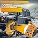 Schneeketten, 6 Stück Universal Schneeketten für Auto, SUV Reifen Anti Schneeketten Snow Chains für Eis, Schnee und matschigen Straßen (Reifenbreite 165mm-265mm/6.5-10.4’’)