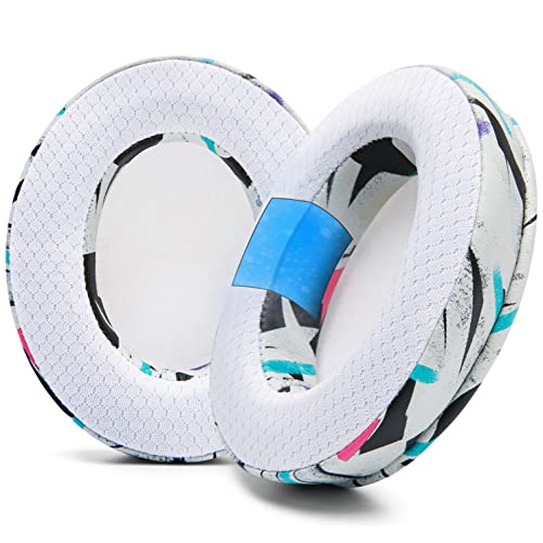 WC Freeze for Arctis Nova, Hybrid Fabric Cooling Gel Replacement Earpads for Arctis Nova Pro Wired Nova 7, 5, 4, 3, 1
