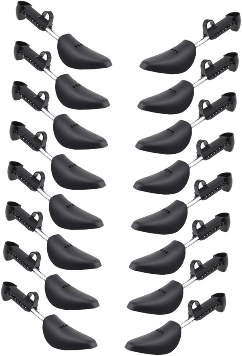 Operitacx Adjustable Shoe Trees and Stretchers for Women and Men Plastic Shoe Shaper Support for Leather and Sports Anti-deformation Sneaker and Boot Extender 8 Pairs