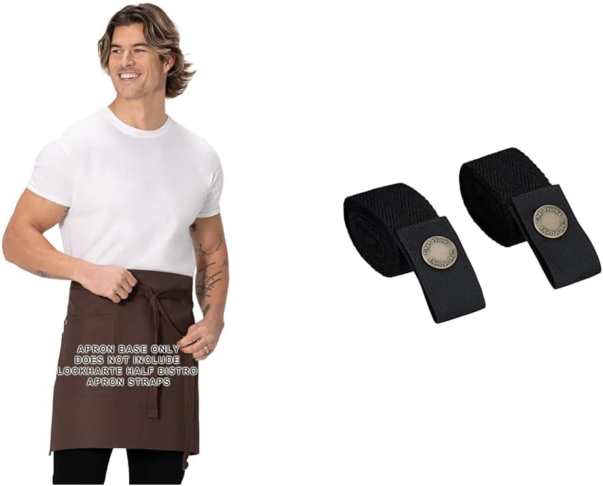 Chef Works Unisex Lockharte Half Bistro Apron