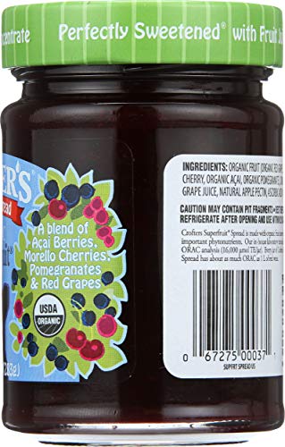 Image of Crofters Organic Superfruit Just Fruit Spread, 10 Oz Jar