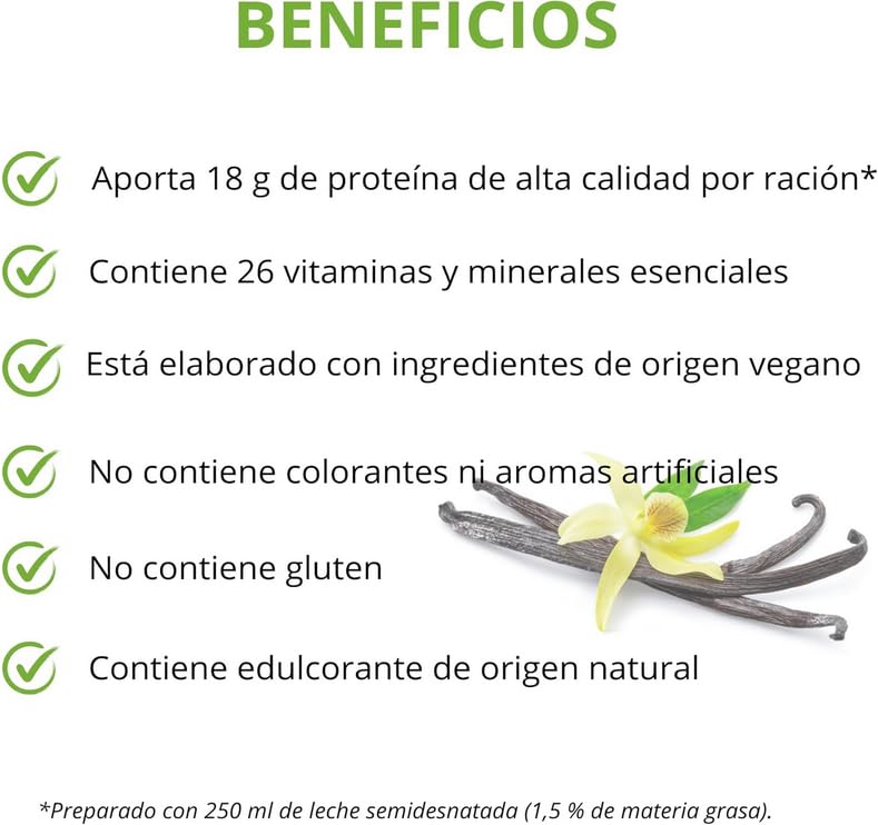 Herbalife Nutrition Batido Sustitutivo de Comida Formula 1, Sabor Crema de Vainilla, Alto Contenido de Proteínas, 26 Vitaminas y Minerales, Sin Gluten, Apto para Veganos, 550 gr