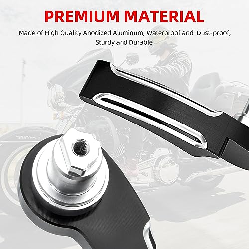 Amazicha Cover de Pestillo para Alforja con Kit Elevador para Harley Davidson Touring Road King, Street Glide, Electra Glide, Road Glide, Ultra Limited 2014-2024 miniatura 5