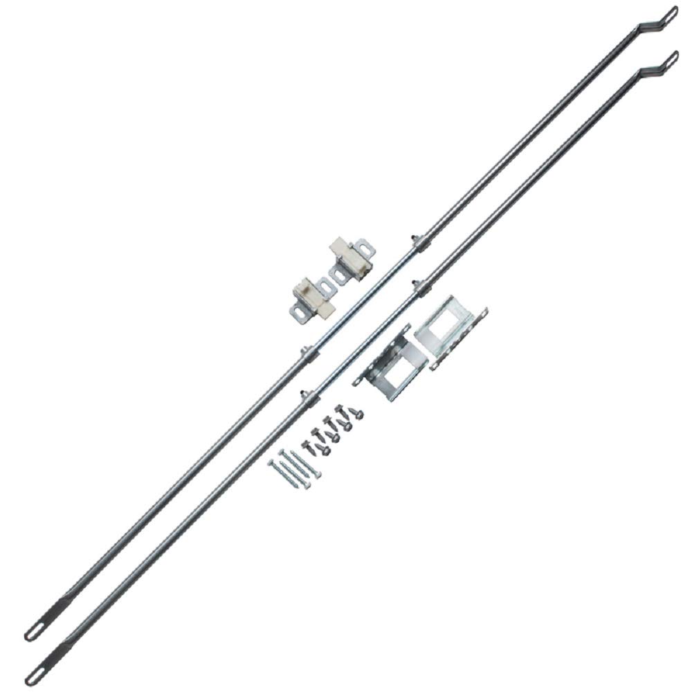 Garador Silver Garage Door Handles & Locks (Additional Lock Kit (Retractable Doors))