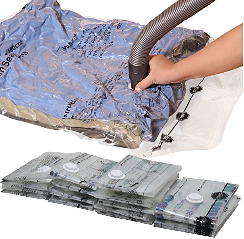 Simple Houseware 15 Vacuum Storage Bags (2 x Jumbo, 5 x Extra Large, 4 x Large, 4 x Medium)