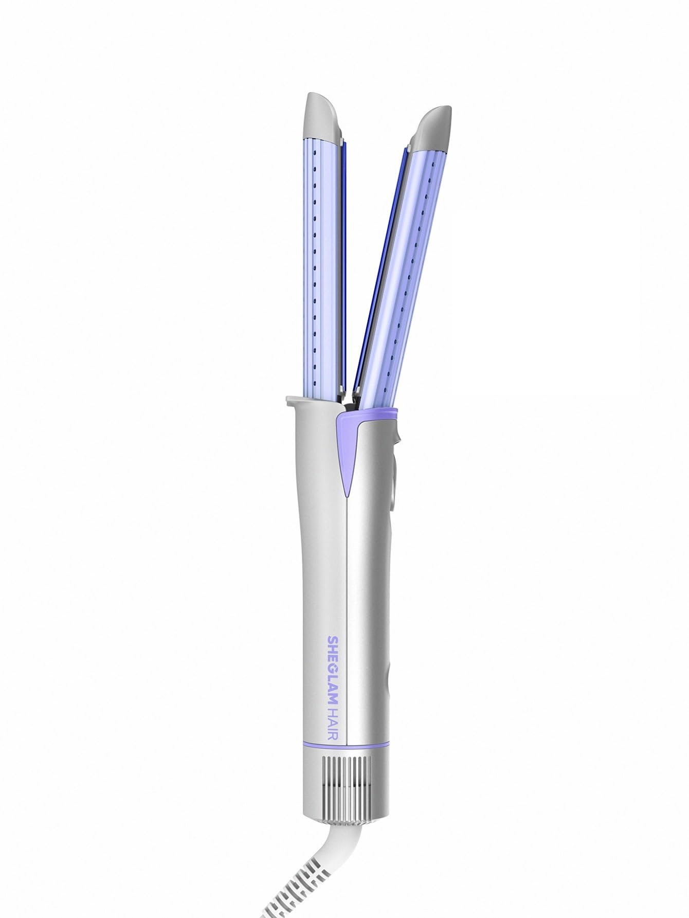 SHEGLAM Hair Cool Lock Airflow Styler, 360° Airflow Styler Curling Iron, Hair Curler with Cooling Air Vents to Lock in Style, 4 Adjustable Temp, Dual