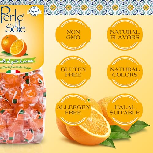 Orange Flavored Hard Candies – 3 Pcs. x 200Gr