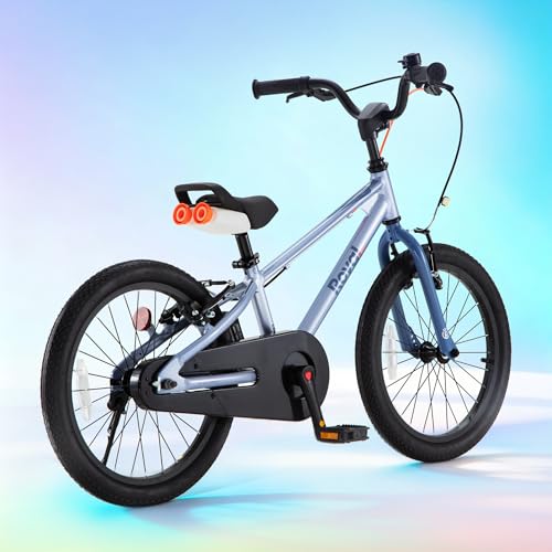 Image of RoyalBaby EZ-Pro Kids Bike, Lightweight Aluminum 2-in-1 Balance to Pedal Bike with One-Key Switch, 14 16 18 20 Inch for Age 3-10 Years