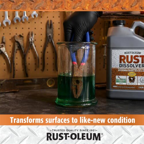 Rust-Oleum Rust Dissolver Soak & Bath | Heavy-Duty Corrosion Remover for Metal Tools, Cars, Bikes, Grills, Bolts, Firearms & More | Quart - image 6