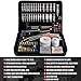 GLORYFIRE Gun Cleaning Kit Rifle Handgun Shotgun Pistol Cleaning Kit for All Guns with High-end Brass Brushes, Mops, Jags, Reinforced, Lengthened Rods and Gun Cleaning Snake&Ropes