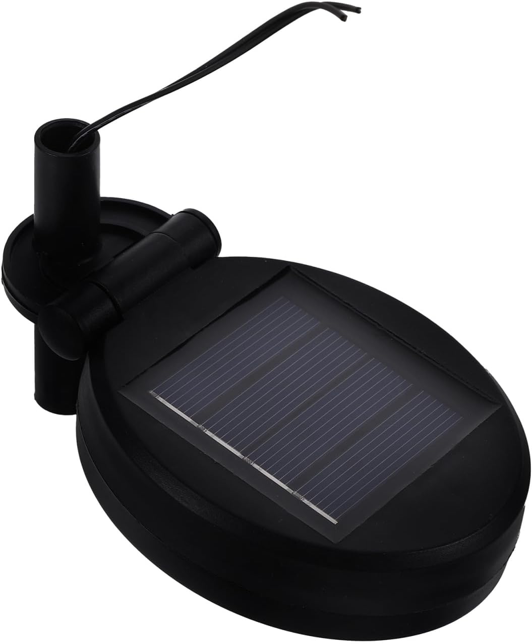 UKCOCO 2 Pcs Rotatable Replacement Solar Panel for Outdoor Lights, Adjustable Angle Solar Top Parts for Garden Stake & Pathway Lights, 2V