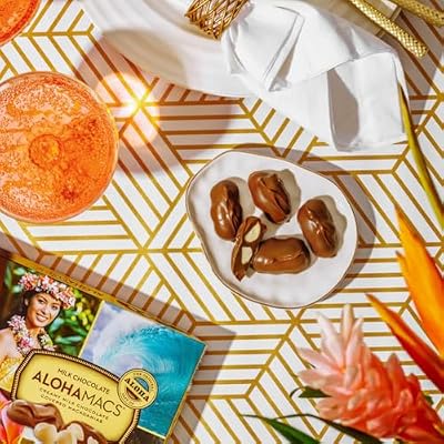 Hawaiian Host Alohamacs Milk Chocolate The Original Chocolate Covered Macadamia Nut, 5 Box Tote - 5 Ounces