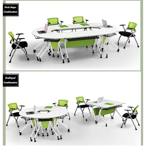 Table de séminaire de formation pliable à roulettes pour réinventer vos réunions - 4