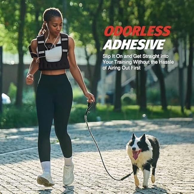 ZELUS Weighted Vest for Women Men, 6/8/12/16/20lb Weight Vest with Arm Pouch Reflective Strips, U-Shaped Rucking Vest for Strength Training Muscle Building, Walking Running Vest for Fitness