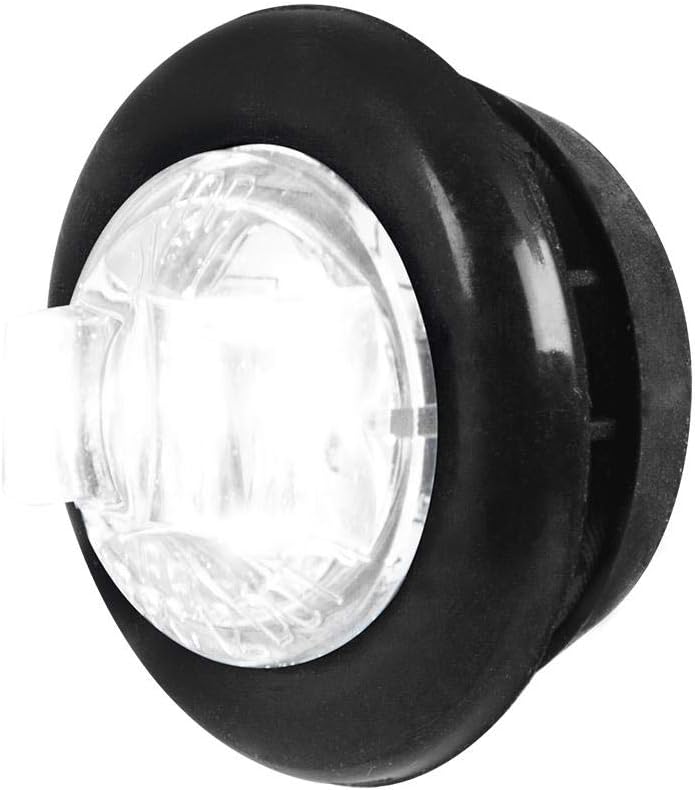 GG Grand General 74672 3/4 Inch Round Mini Red/Red 1 LED Marker Light with Grommet