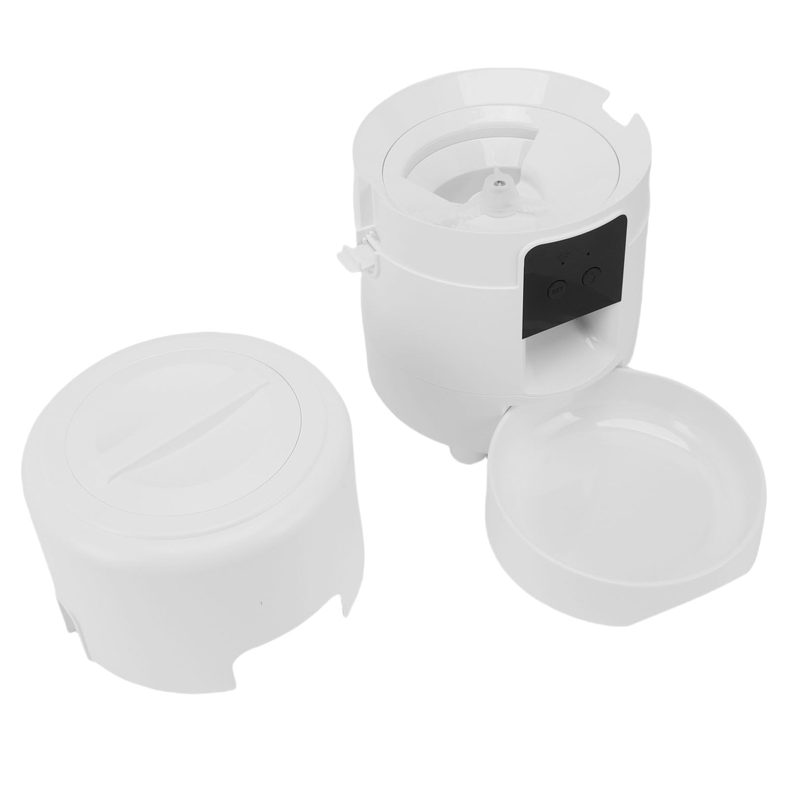 Pongnas Distributeur Automatique de Croquettes WiFi 2L Grande Capacité,