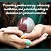 Jet Narmada Stone Ball 50-55 mm | Natural Healing Crystal Sphere for Positive Energy, Meditation, Vastu & Home Décor | Handcrafted Shiva Lingam Crystal Ball for Reiki & Spiritual Growth