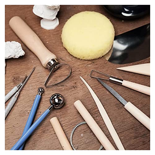 Multifunctioneel Polymeer Clay Tools Ball Stylus Dotting Tools for Pottery Sculpture Rock Painting Kit for Sculpture Aardewerk Sculpting Set voor kleiaardewerk, doe-het-zelf (Color : 20pcs) - Image 6
