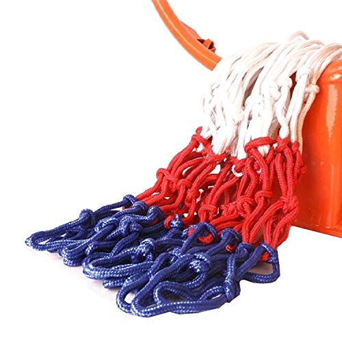 2 Pcs Heavy Duty Basketball Hoop Net 12 Loop Standard Indoor or Outdoor Nylon Braided Multicolor Duty Basketball Net Strong and Durable Replacement Basketball Net Basketball Accessories 2 Pcs Heavy Duty Basketball Hoop Net 12 Loop Standard Indoor or Outdoor Nylon Braided Multicolor Duty Basketball Net Strong and Durable Replacement Basketball Net Basketball Accessories