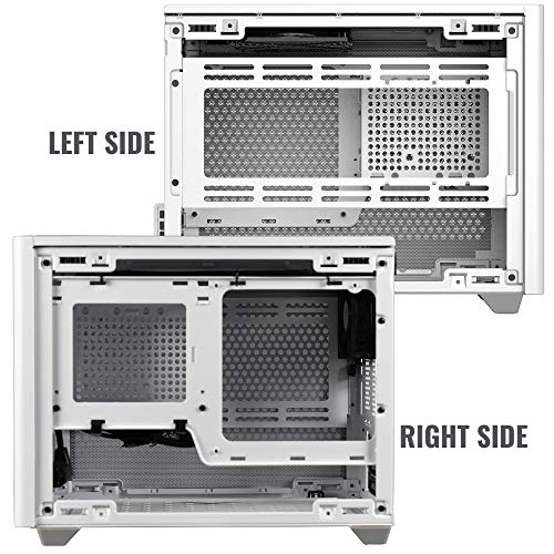Cooler Master NR200 White Mini-ITX Case - SFF Small Form Factor With Vented Panels & Triple-Slot GPU