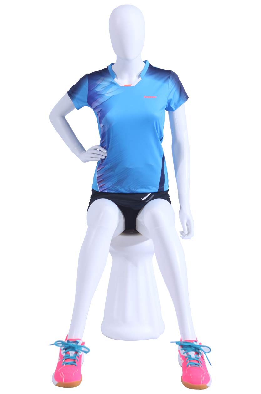 FC-66W Schaufensterpuppe matt weiß ohne Gesicht Arme und Kopf Schaufensterpuppe Female Mannequin Egghead Frau