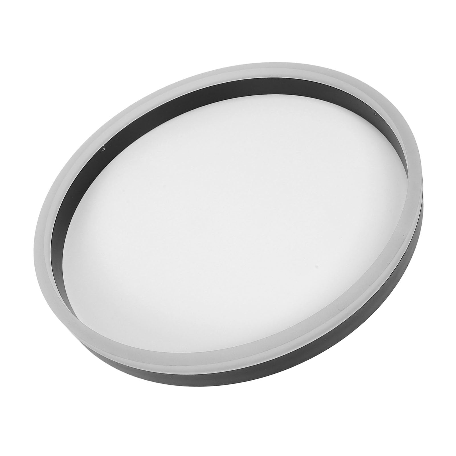 Hyuduo Sufitowa LED do Montażu Podtynkowego Okrągła Oprawa z możliwością Przyciemniania CRI90+ z Pilotem i kontrolą Aplikacji do Sypialni, Kuchni, Salonu, Przedpokoju (BLACK)