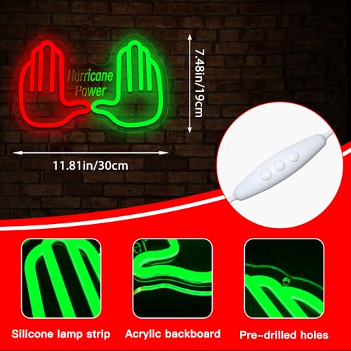Image of University Neon Sign for Wall Decor Dimmable Football Neon Light for Man Cave Football Spirit Themed Led Light for Campus Bar Party Decor Birthday Gift for University Team Fans Size 11.8*7.4In(A076)