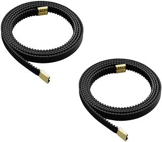 HysiPrui 2pcs Original Non-Slip Drive Belt Rubber 2GT-6mm of X axis (770mm) + Y axis (745mm) 3D Printer Parts & Accessories Only for FDM 3D-Printer ELEGOO Neptune 3 Pro, Neptune 3 Plus