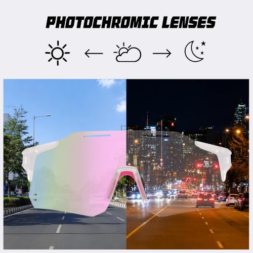 DONGQI Photochromic Sports Sunglasses