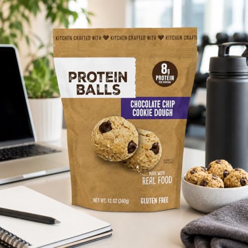 Chocolate Chip Cookie Dough Protein Balls 12 oz miniatura 6