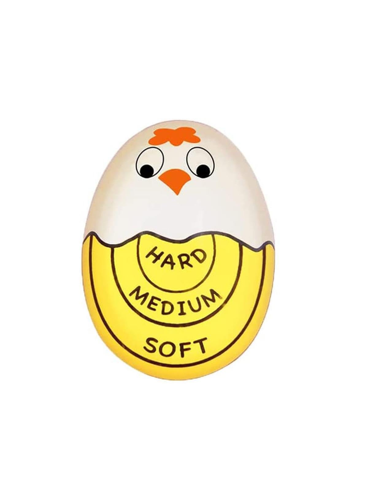 YROHGKPN Egg Timer, Cartoon Egg Timer Color Changing Indicators Soft & Hard Boil Eggs Thermometer Kitchen Gadget Tells When Eggs are Readys