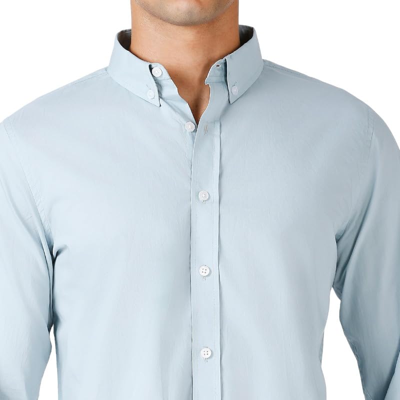 Image of MARK & ALBERT Men's Cotton Formal Shirt