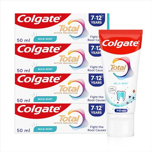 Colgate Total Kids Toothpaste 7-12 Years 50ml (Pack of 4)