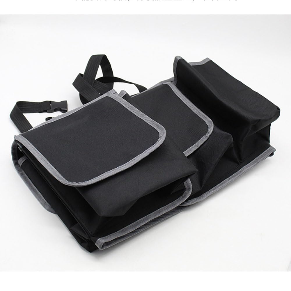 YUEDAM Organiseur De Coffre De Voiture Pour Dacia Pour Sandero Pour Stepway - Sac De Rangement Pliable - Sac De Rangement Pour Siège Arrière De Voiture - Accessoires