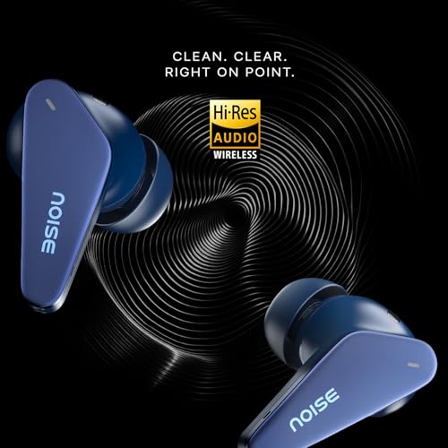 Noise Newly Launched Buds Vector Truly Wireless Earbuds with Hi-Res & LDAC, 40H of Playtime, Quad Mic with ENC, Instacharge(10 Min=120 Min), BT V5.3 (Midnight Blue) view 2