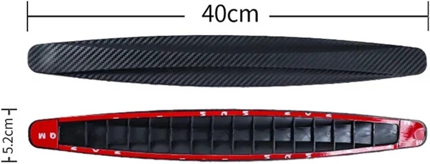 4pcs Car Scratch ResistantStrip(4pcs red)