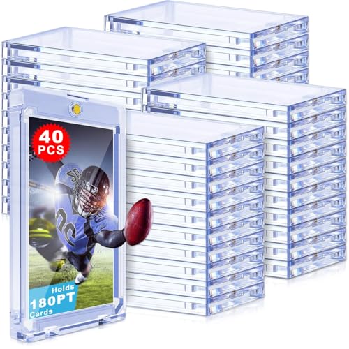 YZtree 180pt Magnetic Card Holder 40 Pack One Touch Card Holders