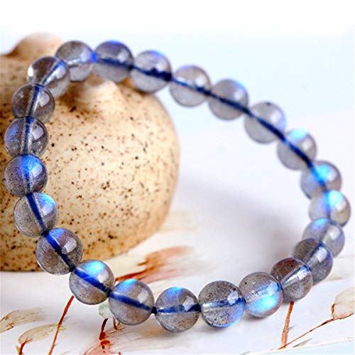 Bracelet labradorite bleue véritable contre le stress perles naturelles