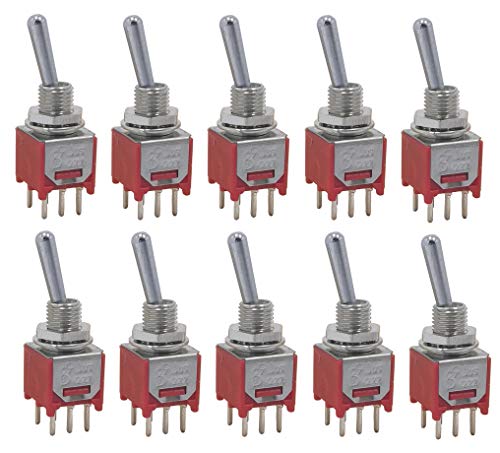 3Pdt A-B-DPDT-SWITCH-ON-ON-10 10 Pcs Taiwan Subminiature Sub Mini Dpdt cover