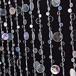 FlavorThings 3FTx6FT Faux Crystal Iridescent Acrylic Bubbles Beaded Curtain Doorway Curtains for Room Divider Closet Party Wedding Kids Bedroom Backdrop Decoration - Image 5